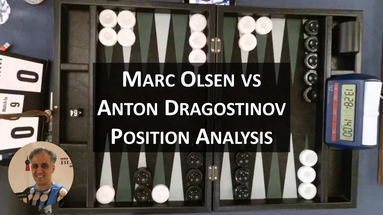 Marc Olsen vs Anton Dragostinov Backgammon Match Position Analysis