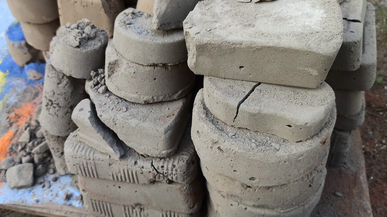 🎊cement dirt crumbling water 💦#favorite #texture #love #blessed #happy #bts #asmr #trending #india