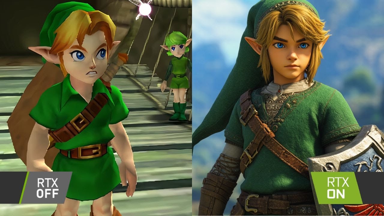 Zelda Ocarina of Time Remastered | AI Cinematic