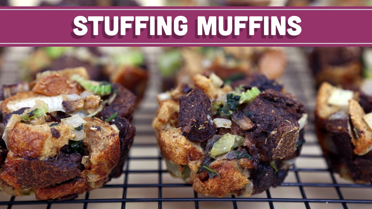 Stuffing Muffins: Thanksgiving/Christmas Recipe! Mind Over Munch