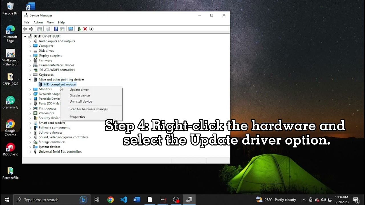 10 Steps for Update Drivers on Windows 10 using Device Manager