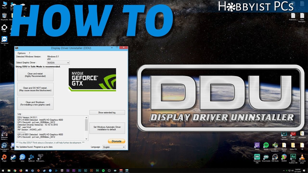 How to Install and Use Display Driver Uninstaller