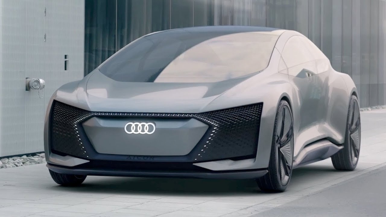 Audi Aicon Concept - IAA 2017 (Driving, Interior & Exterior Footage)