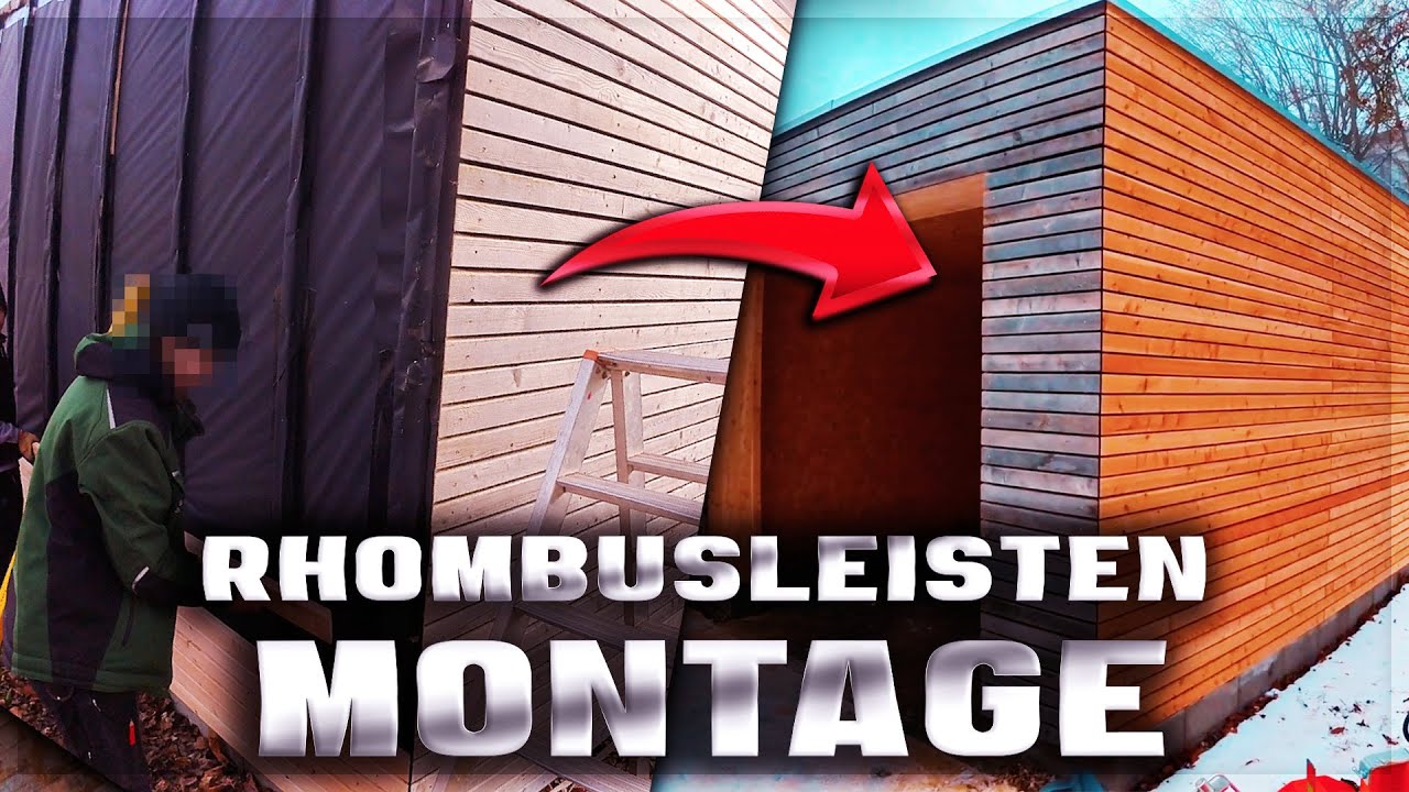 Montage bei Minusgraden: Rhombusleisten richtig befestigen!