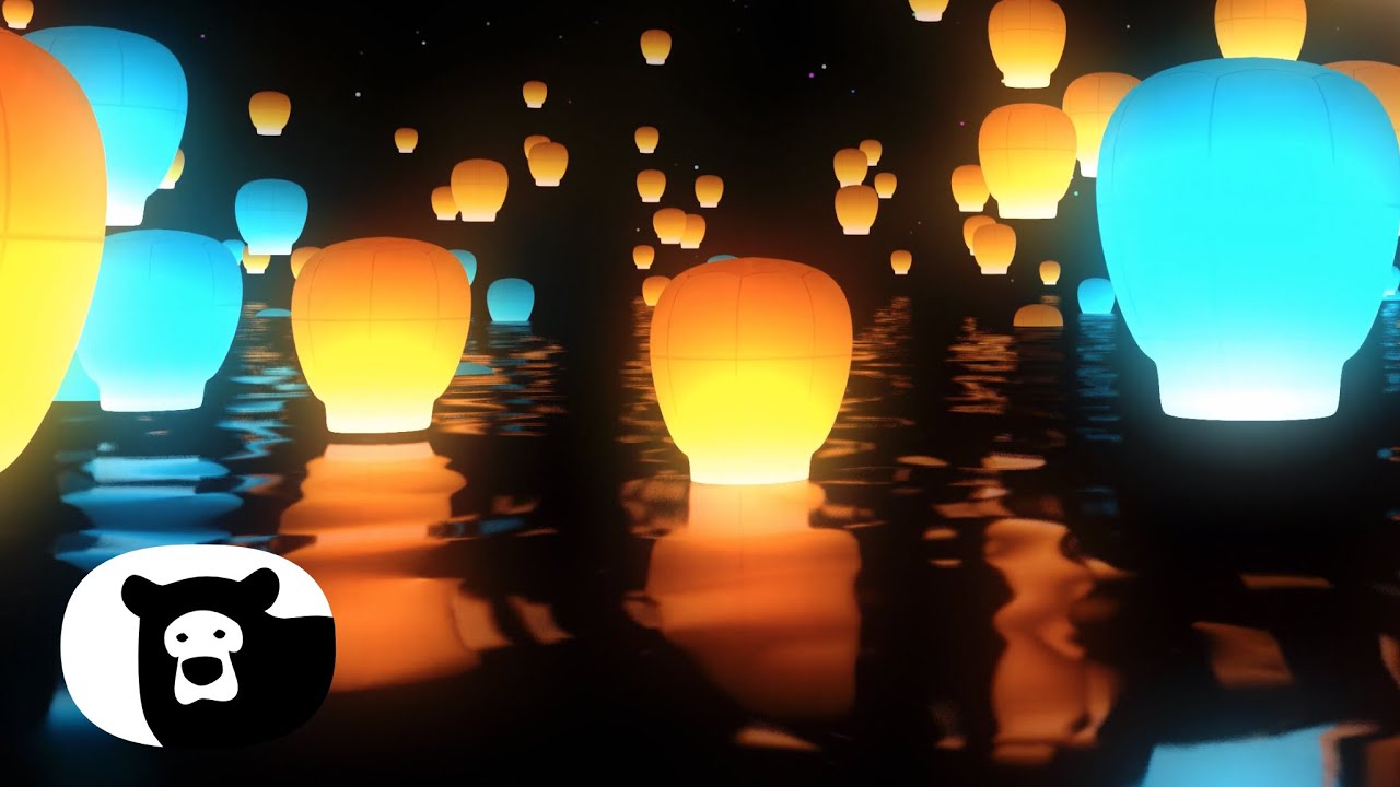 Calming Lanterns - Relaxing Video with Gentle Music - Sleep - Hey Bear Sensory