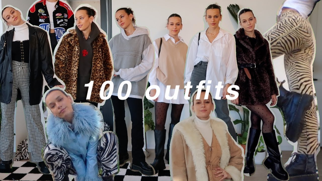 100 OUTFITS FOR WINTER | winter 2020 lookbook with rachspeed