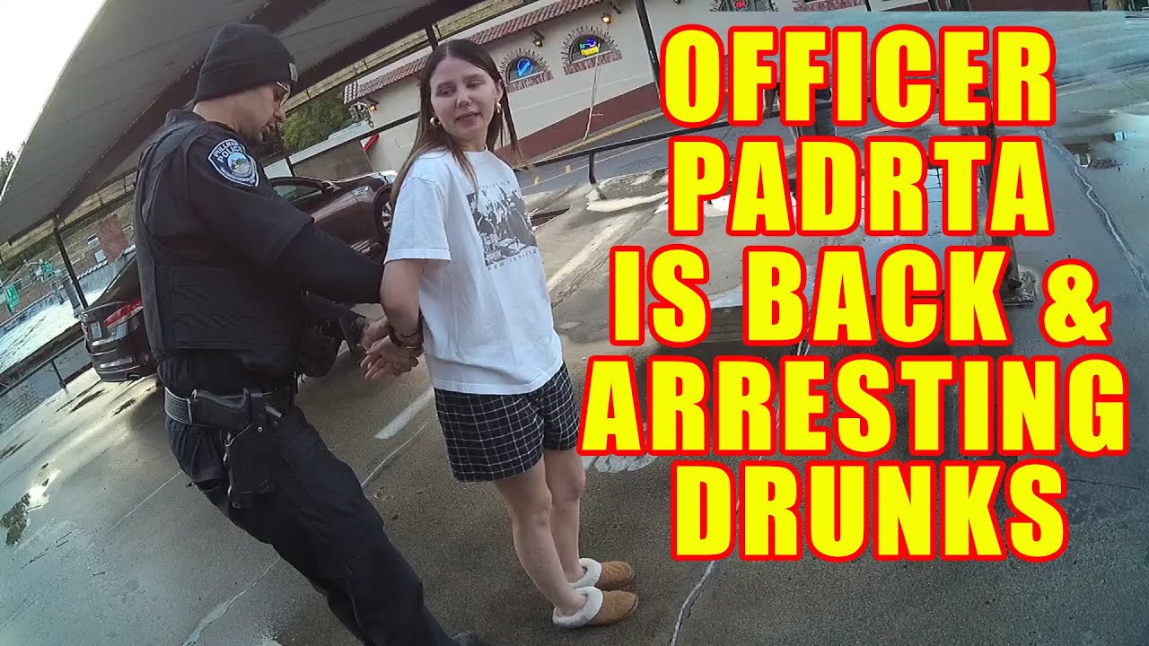 Bodycam DUI Arrest - Pullman Officer Padrta Arrests 21-Year-Old Woman for Drunk Driving