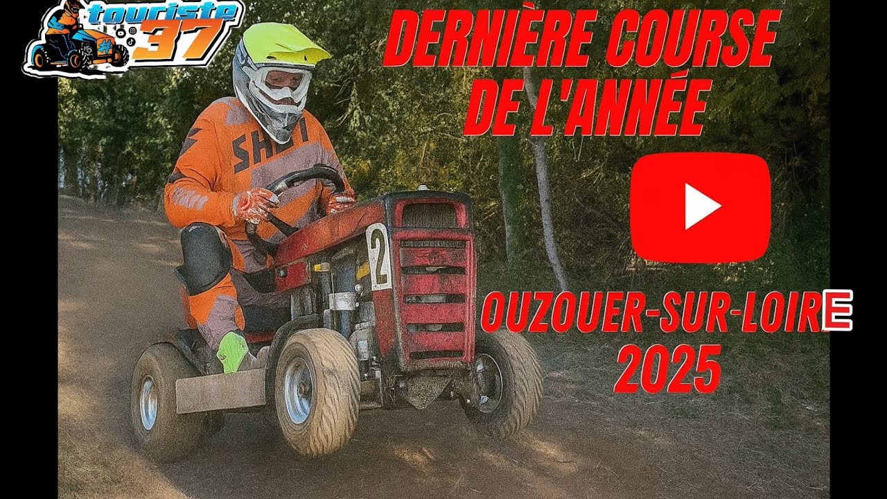 Course tracteur-tondeuse 2025 – Dernière de l’année : Le Mal Barré s’est bien démerdé ! 🚜💥