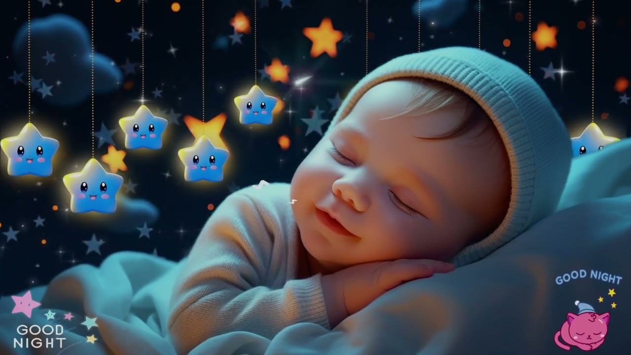 Soothing Baby Sleep Music 🎶 Fall Asleep in 3 Minutes with Mozart & Brahms Lullabies 🌙