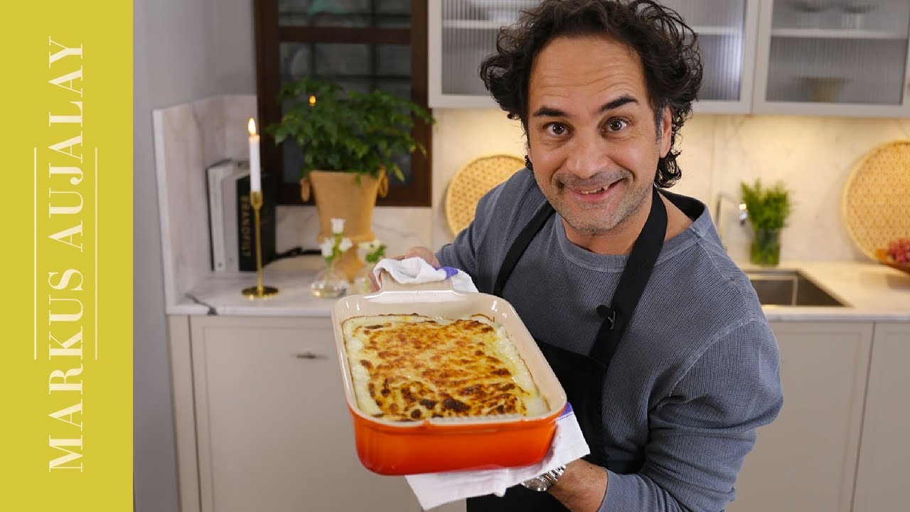 Blomkålsgratäng med rökt skinka | Markus Aujalay
