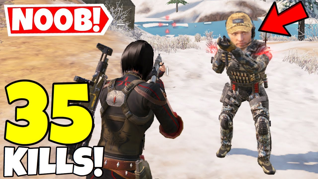 CARRYING A NOOB TO HIS FIRST WIN IN CALL OF DUTY MOBILE BATTLE ROYALE!