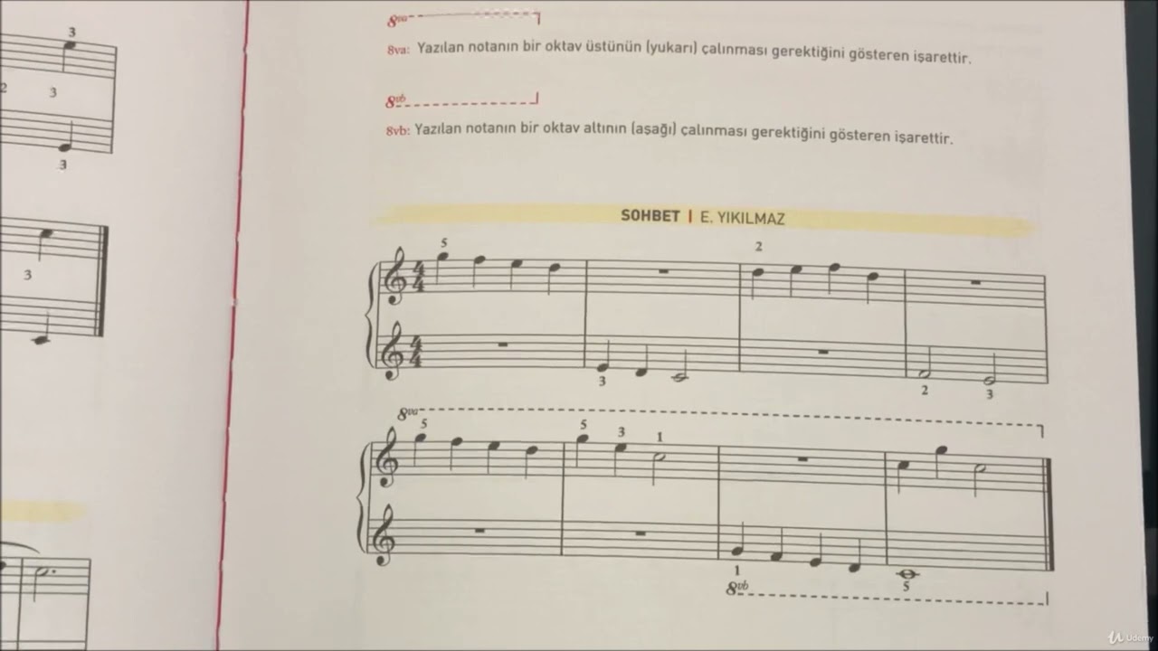 30  DERS 5 KONU 1 B BİR OKTAV YUKARI, BİR OKTAV AŞAĞI İŞARETİ