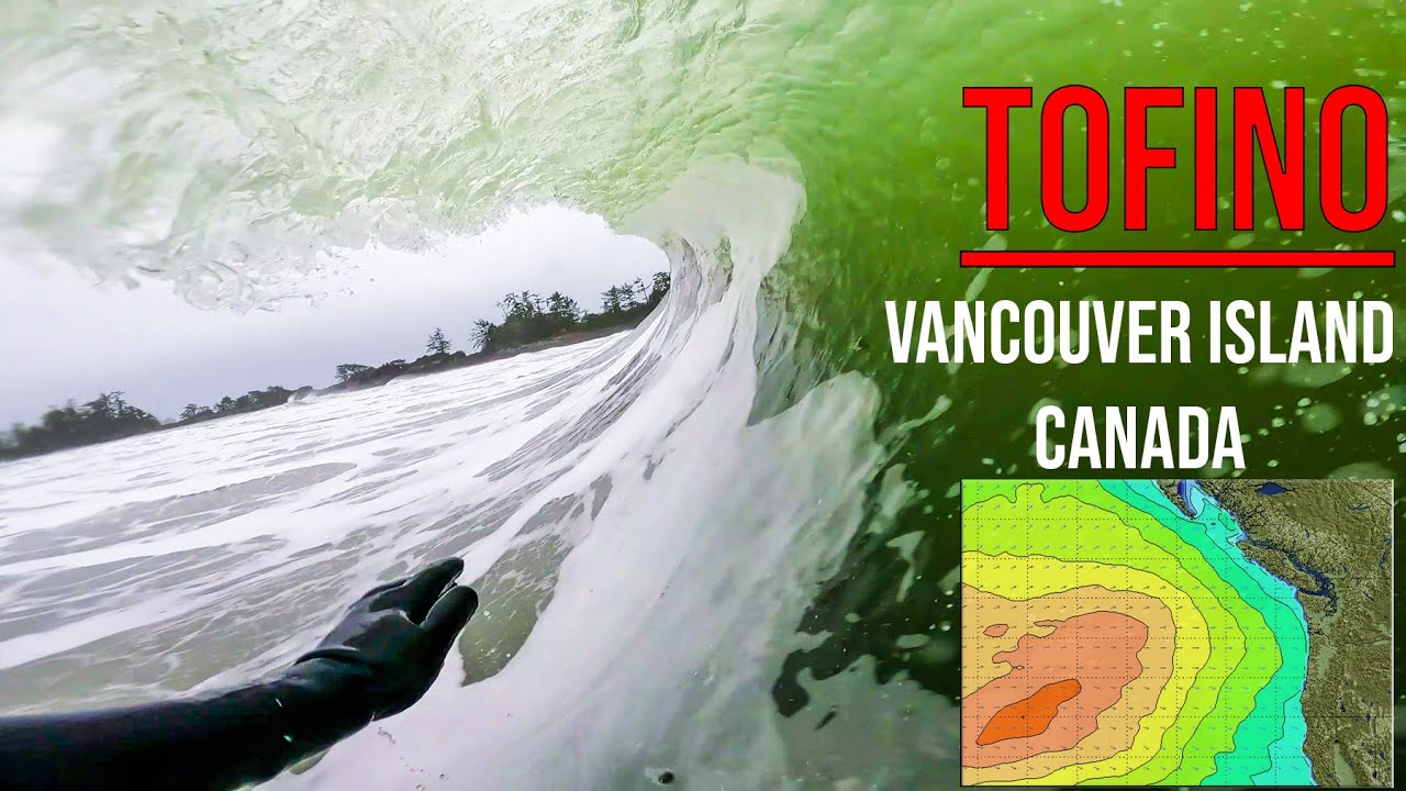 SURFING TOFINO AS BIG HOLIDAY STORM HITS  - VANCOUVER ISLAND CANADA (RAW POV)