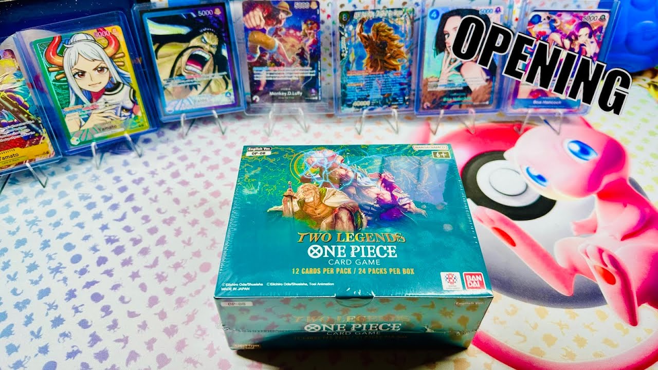 One Piece TCG Two Legends OP08 Booster Box Opening!
