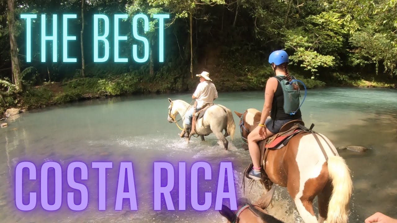 The best horse ride Rio Celeste Costa Rica