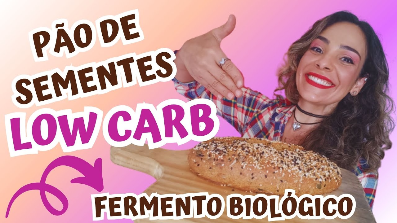 Pão Low Carb De Sementes |Sem Glúten | Sem Leite | Feito Com Fermento Biológico