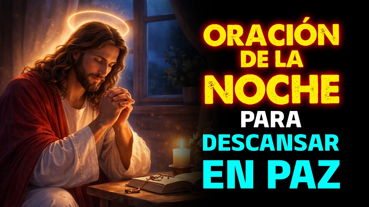 Oración de la Noche | ENTREGA tus PREOCUPACIONES a la PAZ que EXCEDE todo ENTENDIMIENTO