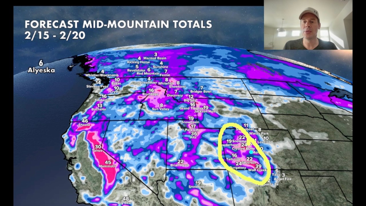 Mountain Weather Update 2/13, Meteorologist Chris Tomer