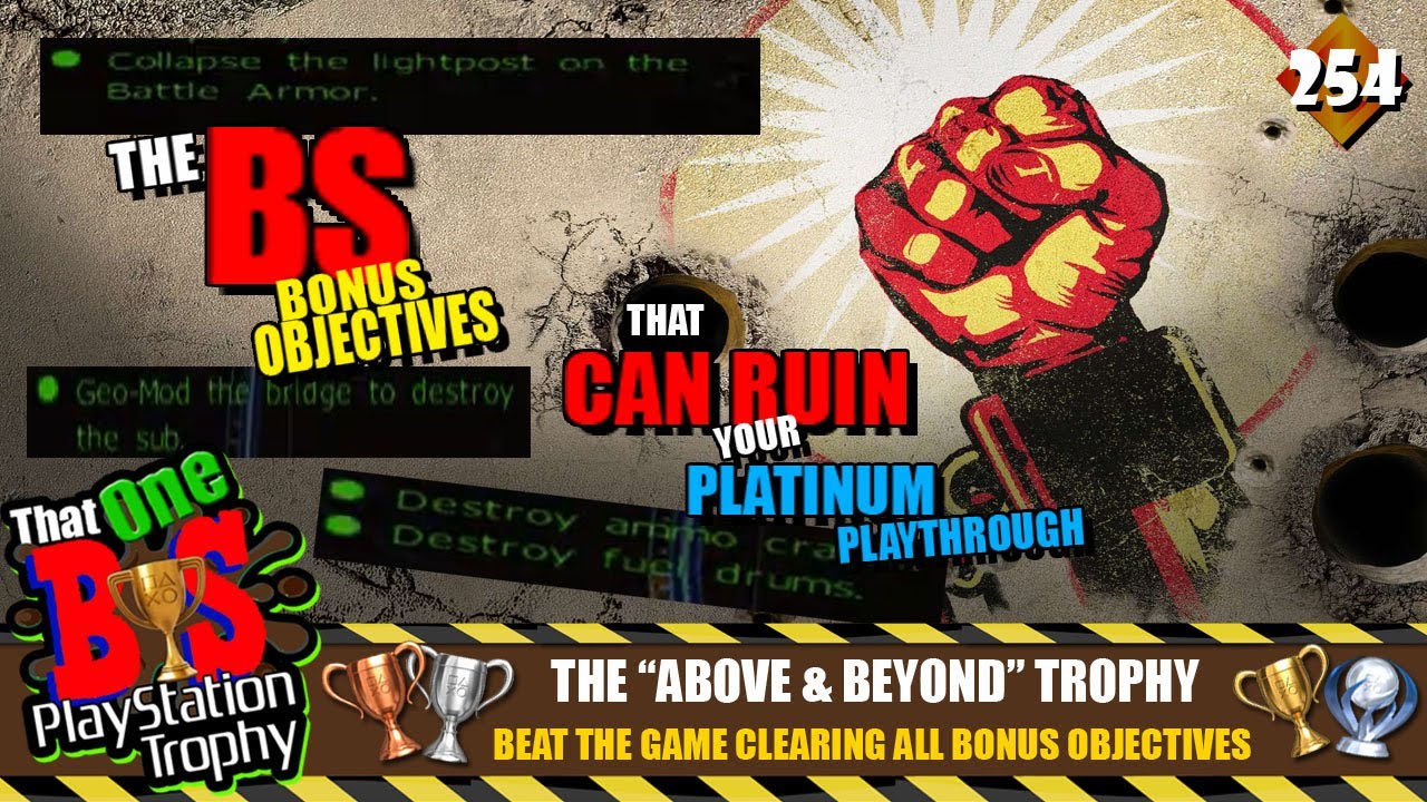 The BS Bonus Objectives in RED FACTION 2 that can EASILY END your ABOVE AND BEYOND RUN! TOBPT#254