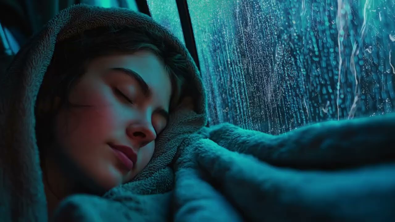 Deep Sleep Rain Ambience 🌧🌙 | Relaxing Night Rain for Stress Relief