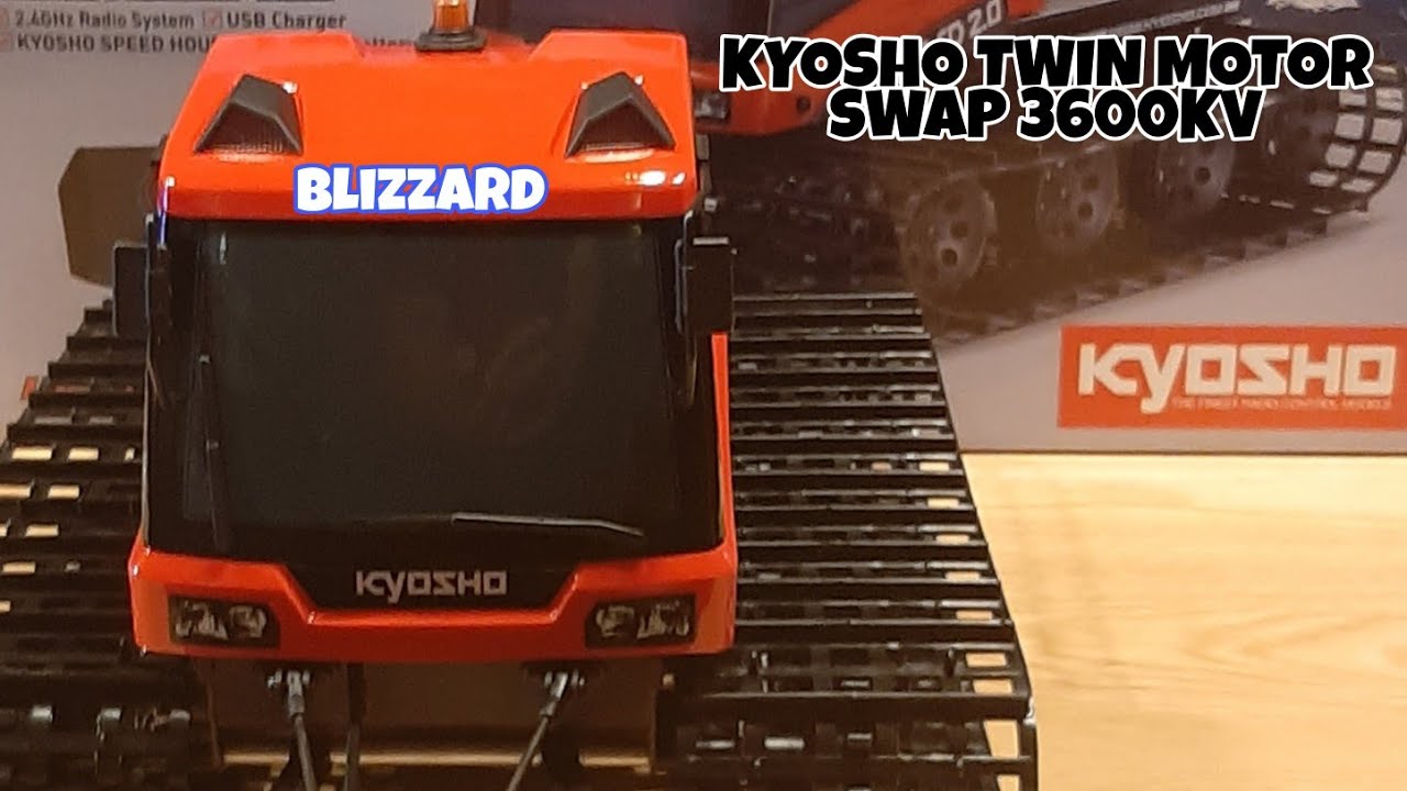 KYOSHO Blizzard 2 0 motor swap