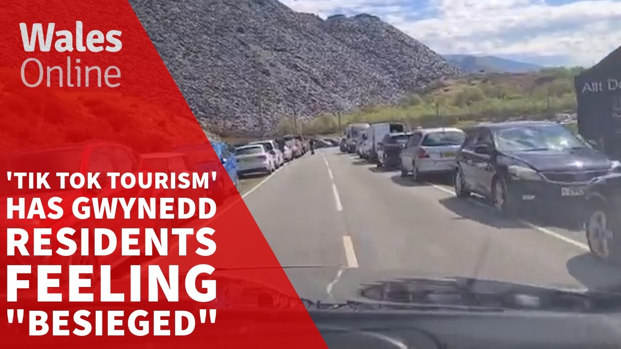 'TikTok over tourism' at Dinorwig Quarry leaves Gwynedd village 'besieged'