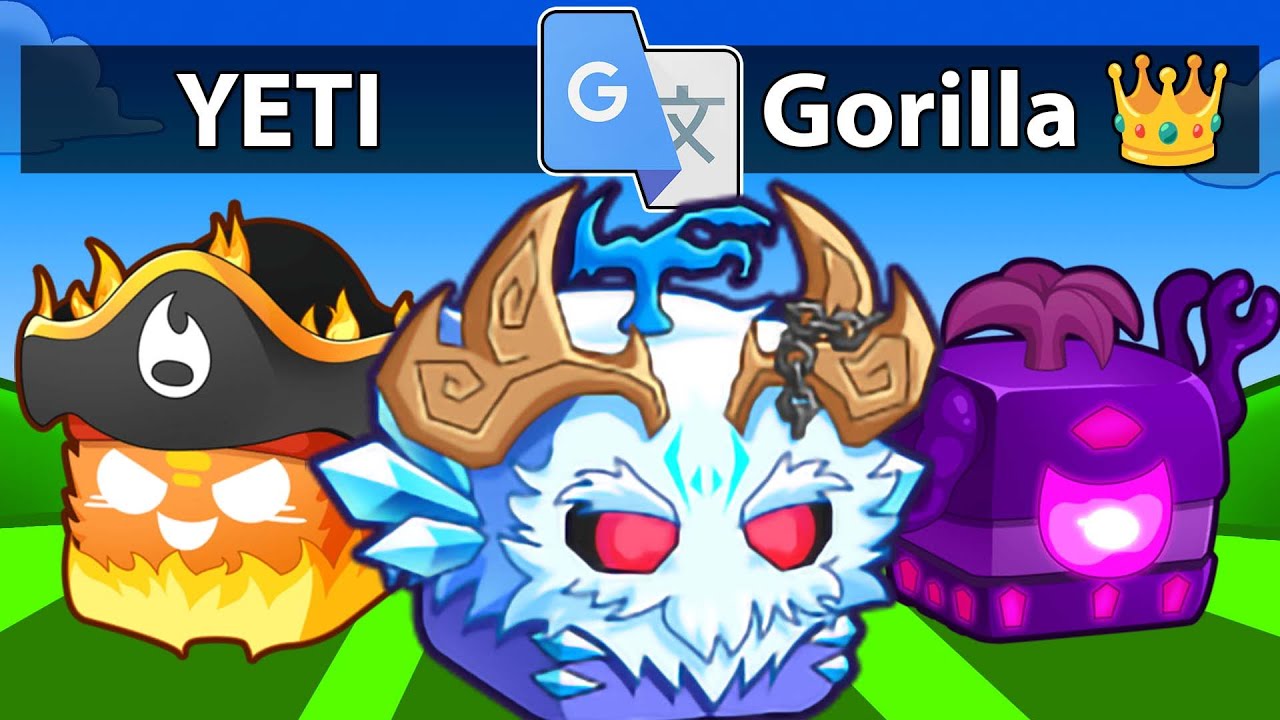 Choose Your Blox Fruit But They've Been Translated 100 Times, Then Battle!