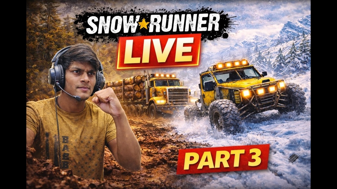 SnowRunner LIVE 🚛 | Part 3 – Road To 1K Begins! 🔥❄️