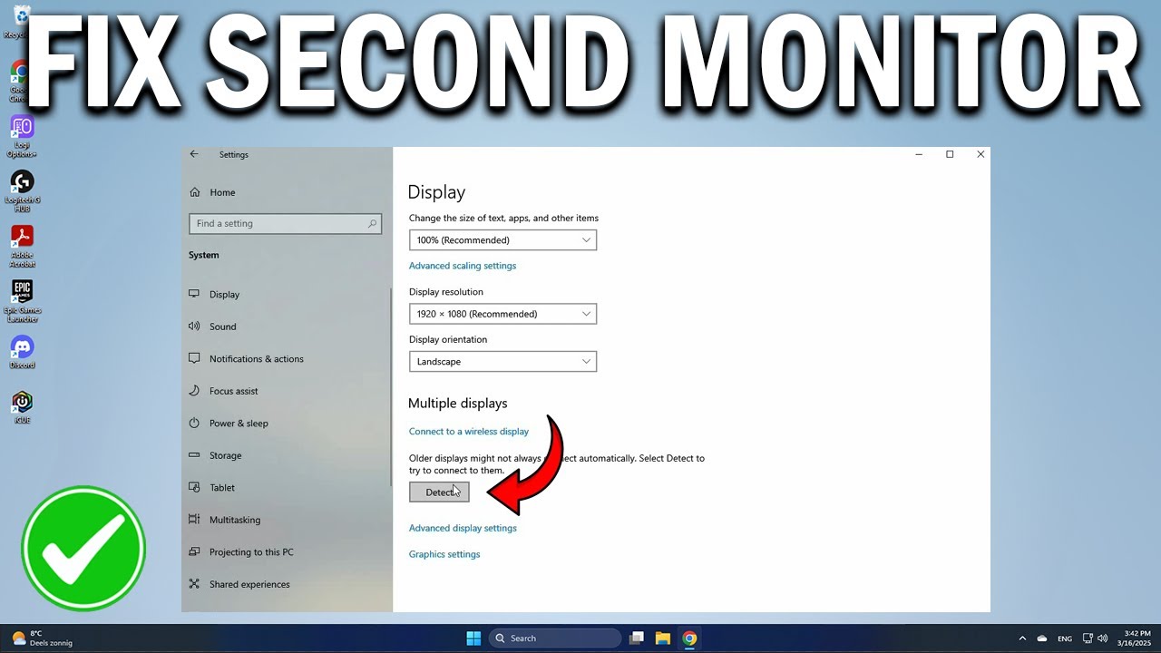 Comment r&eacute;soudre le probl&egrave;me de non-d&eacute;tection du deuxi&egrave;me &eacute;cran sous Windows 11/10&nbsp;? Solution simple