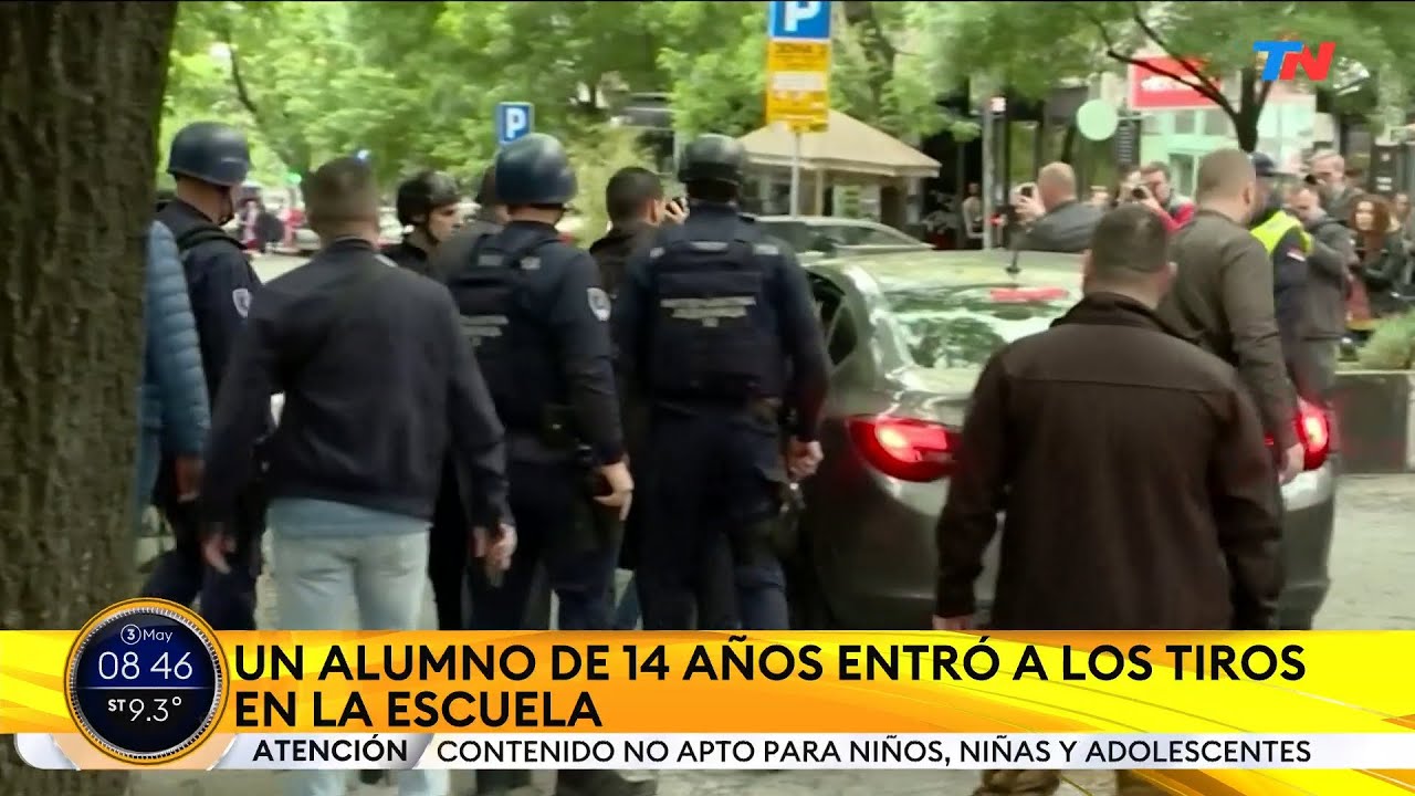 SERBIA I Masacre en una escuela: un adolescente de 14 años mató a ocho alumnos y a un guardia