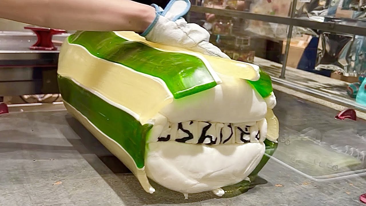 【飴細工】何て読む？巨大なキャンディに書かれた文字が衝撃！手作り・ジャニーズWEST・Handmade Candy・Japanese Street Food・ PAPABUBBLE・パパブブレ
