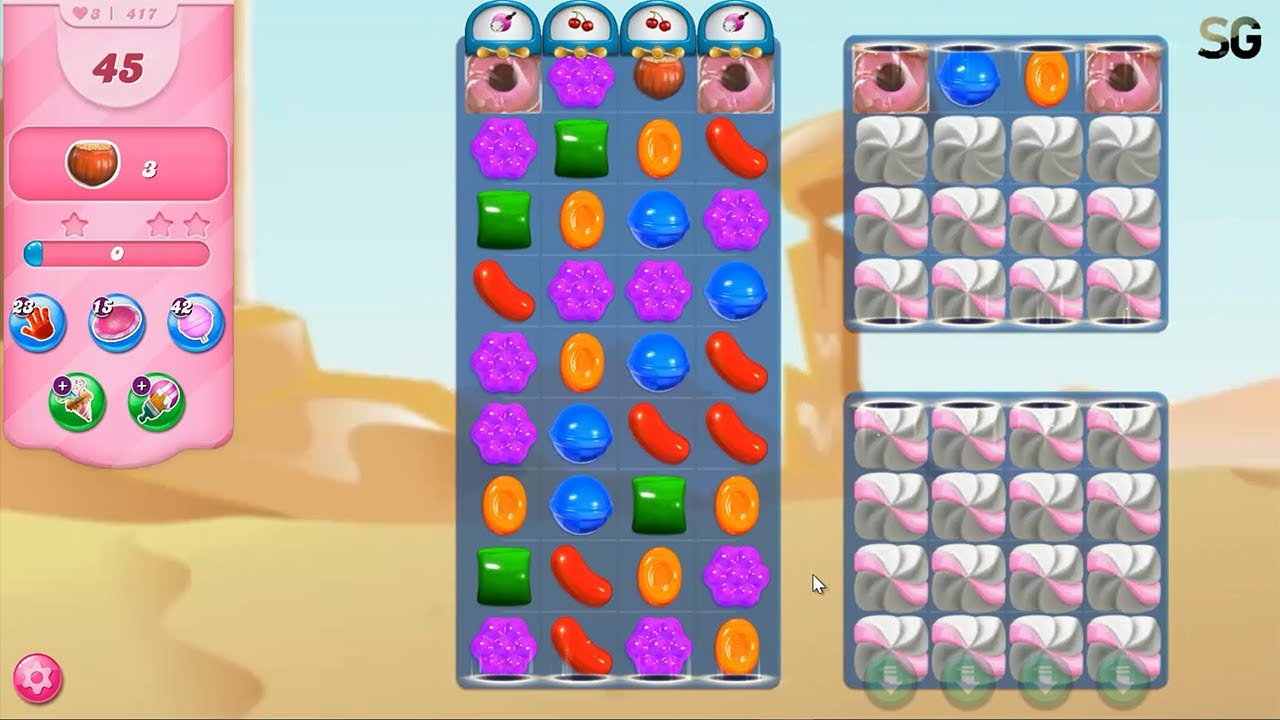 Candy Crush Saga Level 417 (2021 Version)