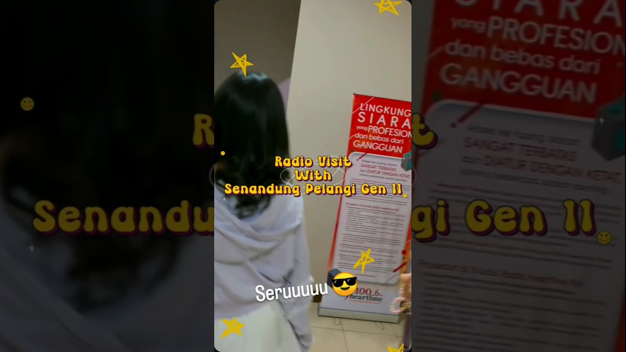 Kunjungan dari teman teman Senandung Pelangi #heartlinefm