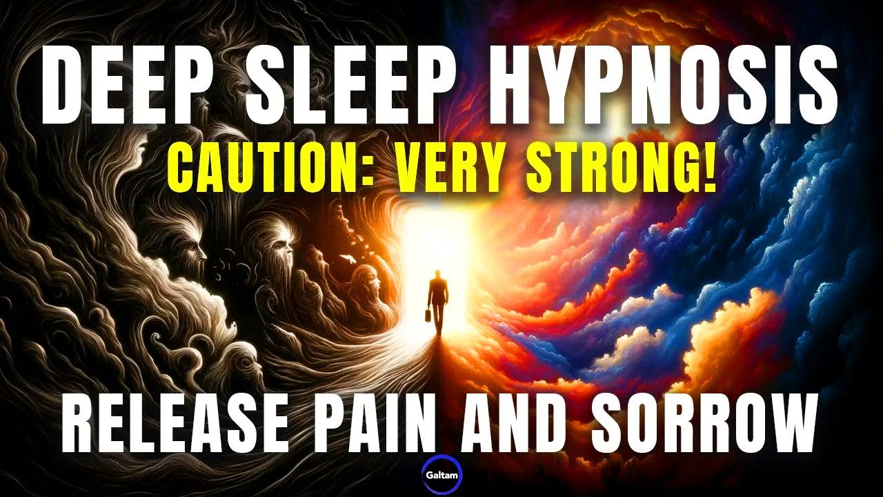 Hypnosis For Deep Sleep | Release Pain & Sorrow⚡ Very Strong ⚡