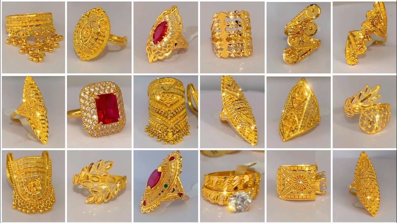#trending Beautiful Luxurious Gold Ring designs|Traditional#22kGold Rings for daily wear|Ring design