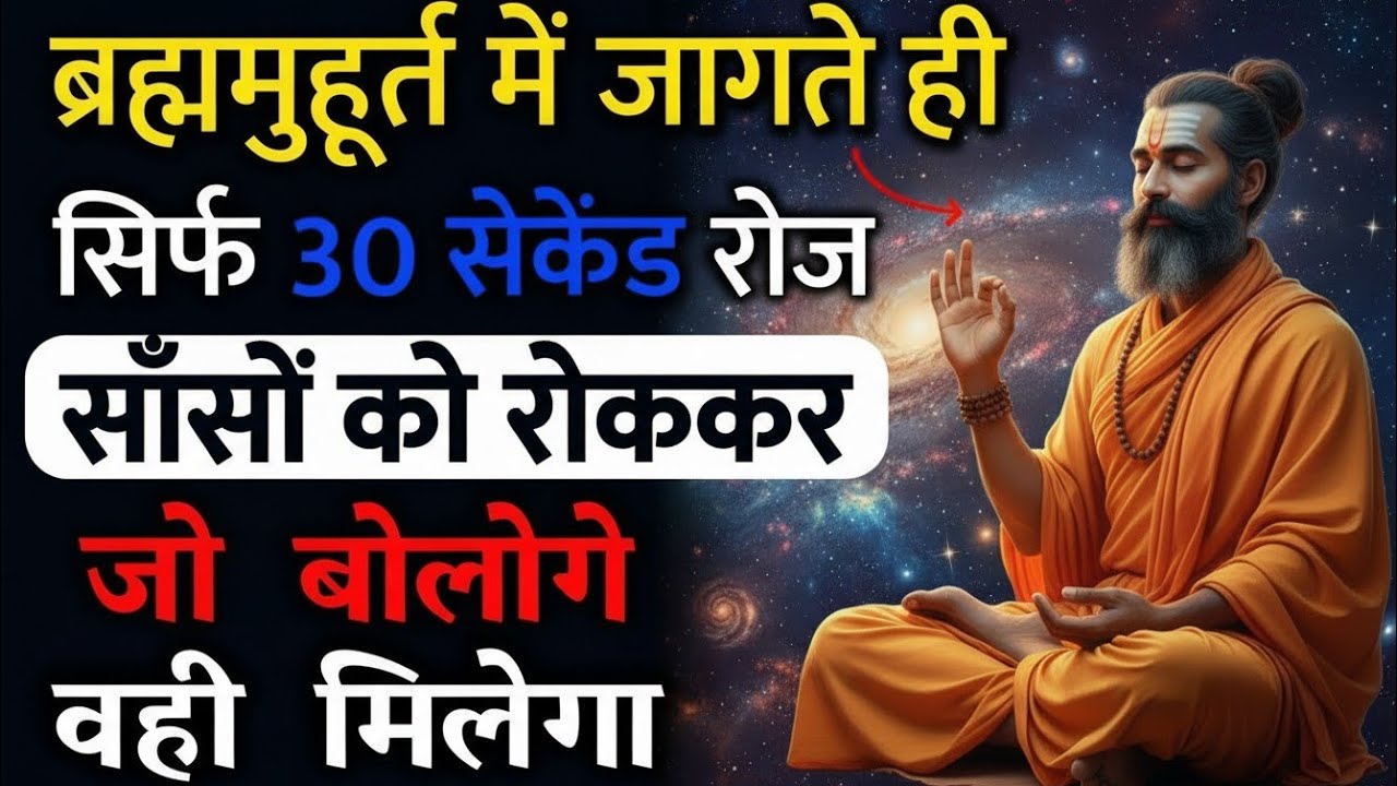 ब्रह्ममुहुर्त में 21दिनों तक ऐसे बोलो चमत्कार देखो . सारी इच्छा पूरी #brahmmuhurt