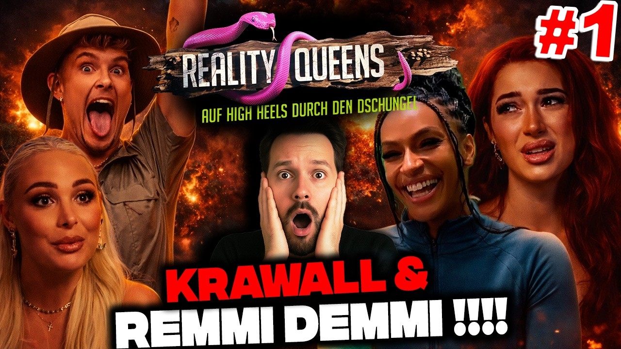 👉 Selbst die Tiere im Dschungel sind irritiert! 😳 DIVA-ALARM bei Reality Queens Folge 1