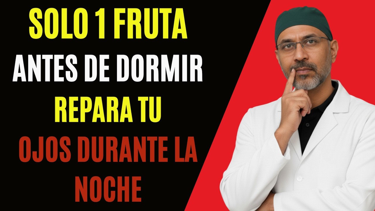 SENIORS: tus ojos se reparan por la noche, come esta fruta antes de dormir