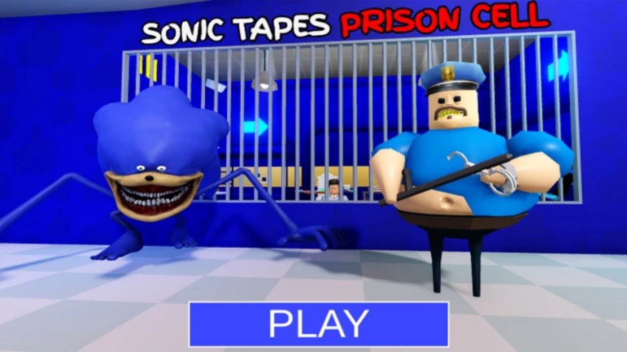 Escaping SONIC'S PRISON RUN OBBY roblox! Gameplay Walkthrough