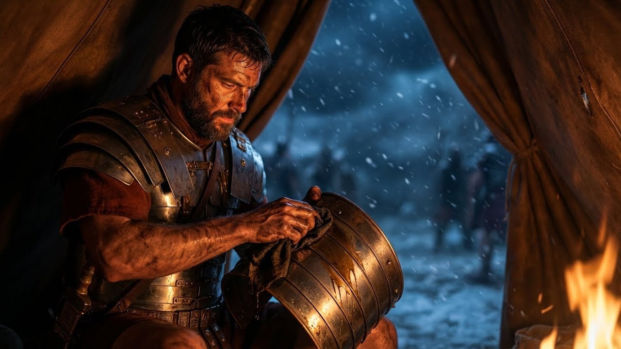 Boring History Documentary Roman Sleep Story : Armor Cleaning, Blizzard Sounds & Cozy Fire (122 AD)