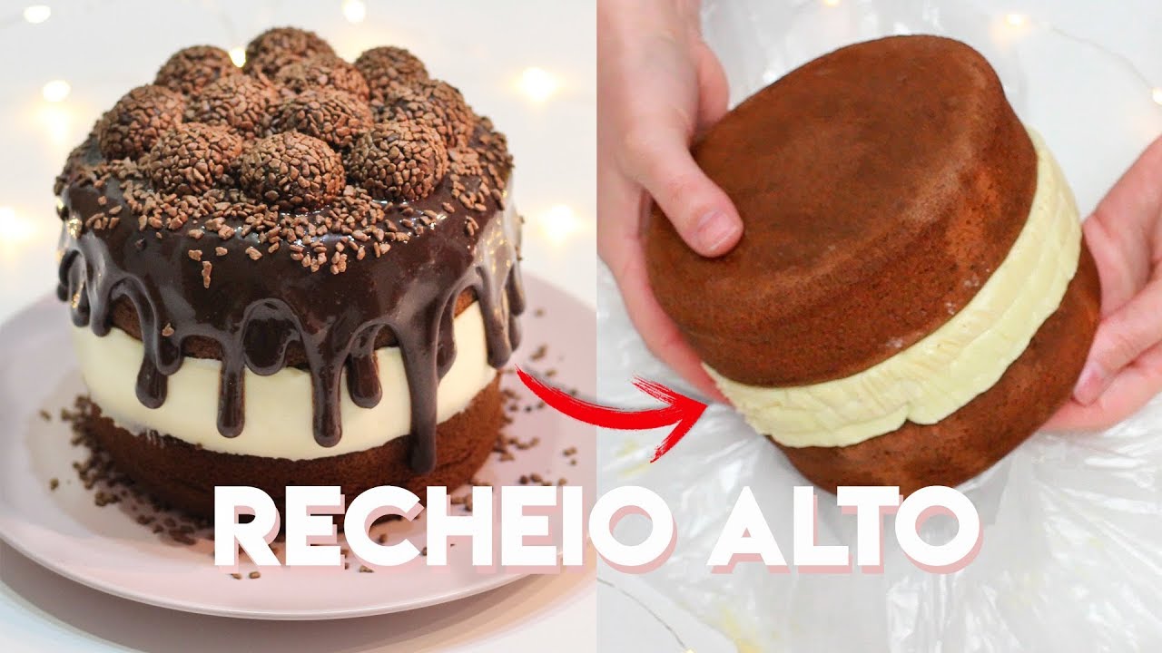 FAÇA E VENDA OS BOLOS COM RECHEIO ALTO QUE SÃO TENDÊNCIA E SUCESSO DE VENDAS