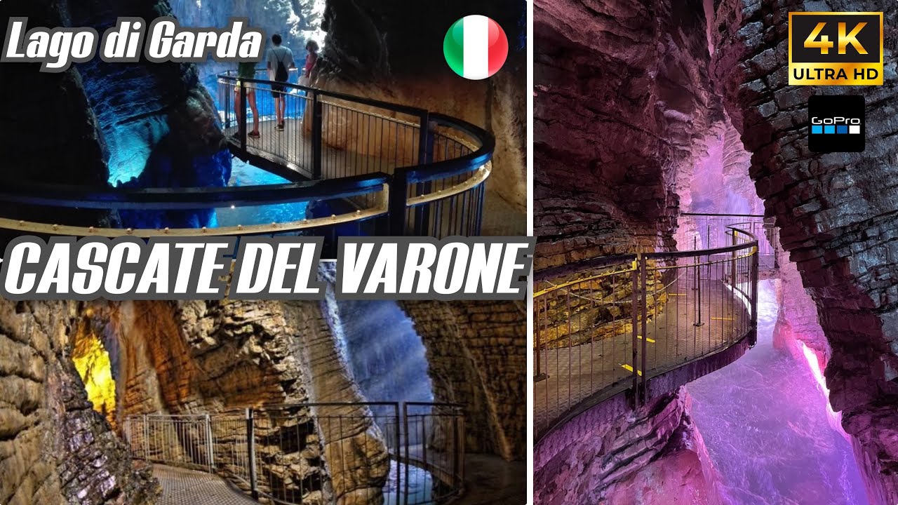 RIVA del GARDA🇮🇹 Wodospad VARONE - Parco Grotta Varone (Włochy) #cascatavarone #rivadelgarda  #italy