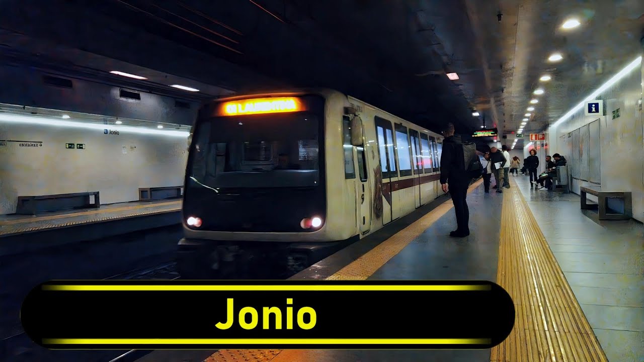 Metro Station Jonio - Rome 🇮🇹 - Walkthrough 🚶