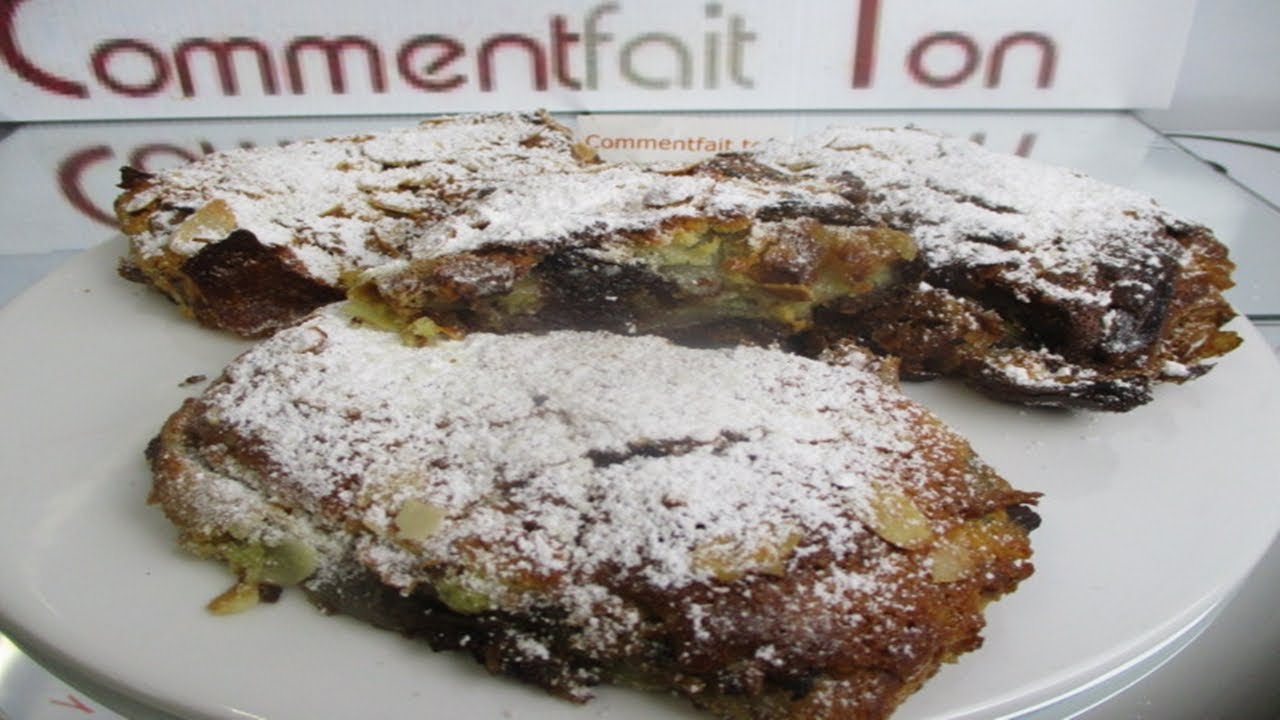 PAIN AU CHOCOLAT AUX AMANDES - RECETTE DU PAIN AU CHOCOLAT AU AMANDE #créme d'amande
