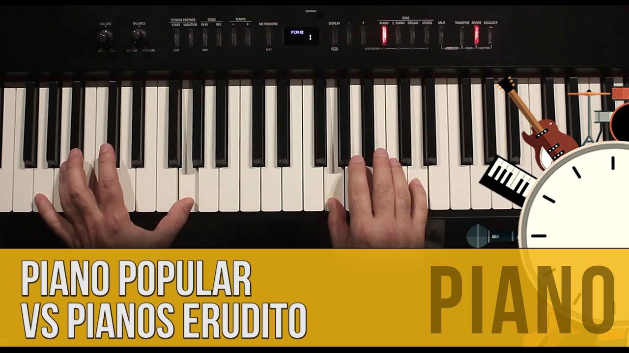 Piano Popular vs Piano Erudito - Dica do Minuto #74