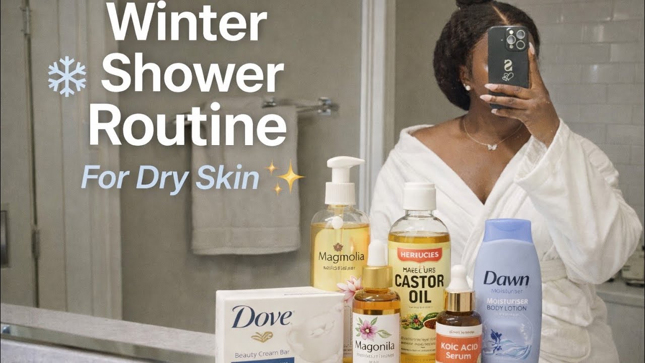 Ultimate Winter Shower & Skincare Routine For Dry Skin | Hydrating Tips & Oils 🛀🫧