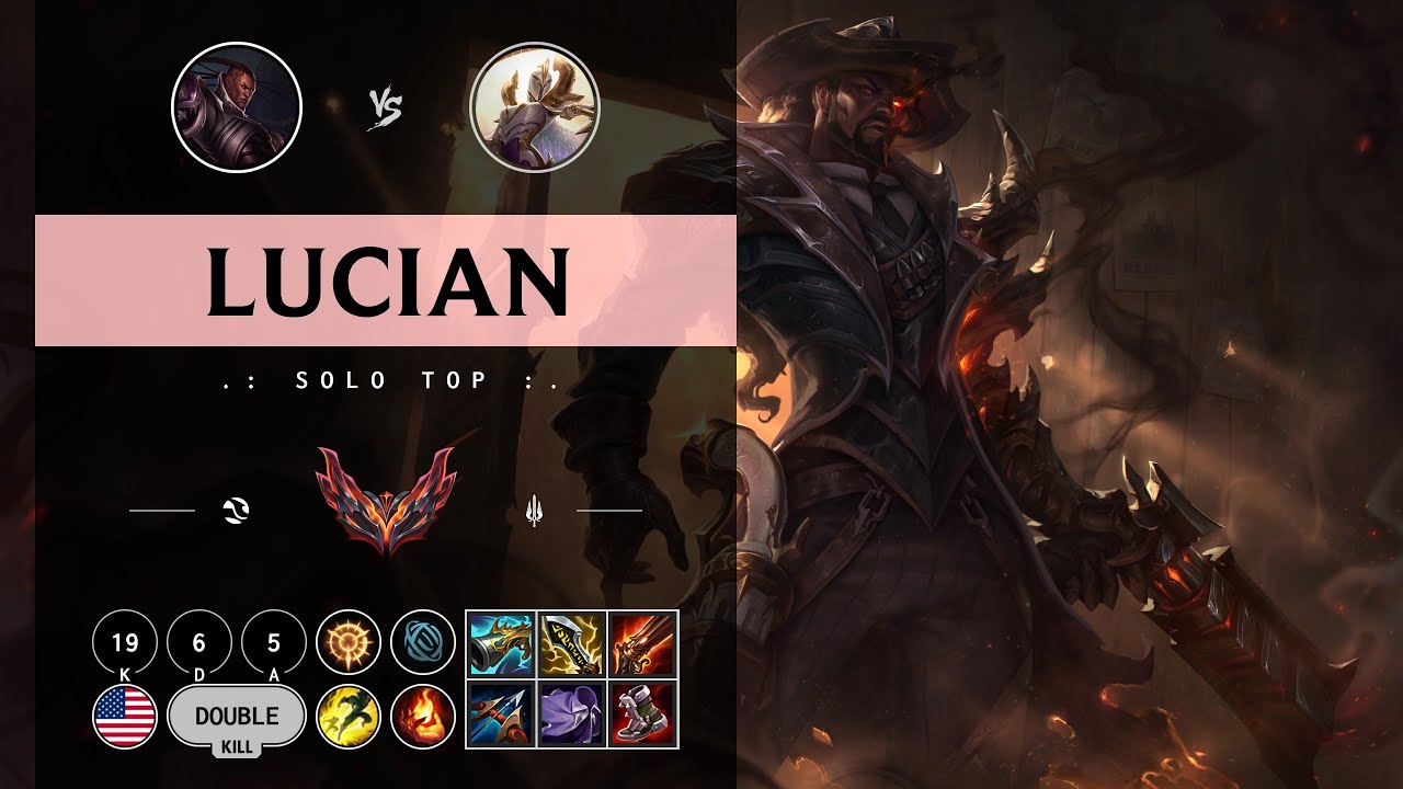 Lucian Top vs Kayle - NA Grandmaster Patch 14.11