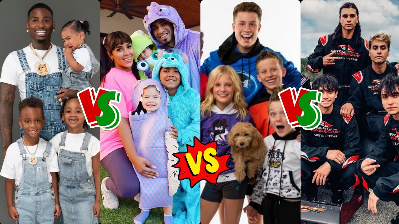 Funnymike Family против Ninja Kidz TV против The Trench Family против Dobre Brothers: настоящие и...