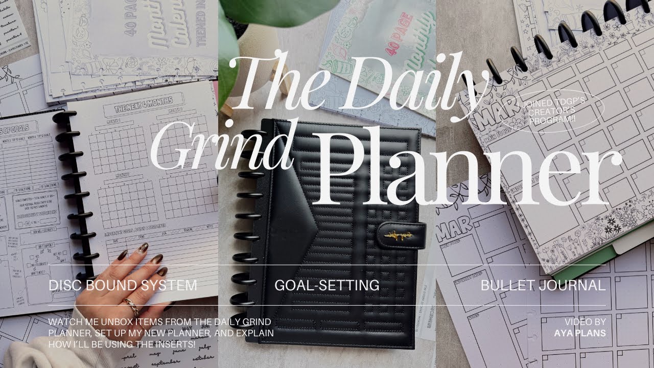 THE DAILY GRIND PLANNER | Unboxing, Setup, and Review | Disc Bound Planning System