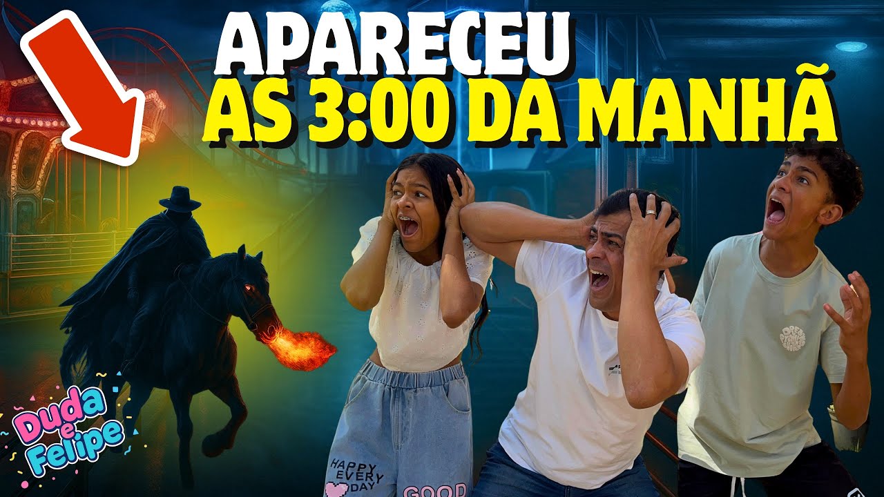 NÃO SAIAM DE CASA AS 3:00 DA MANHÃ!! * pois isso pode acontecer!! feat: Duda e Felipe 